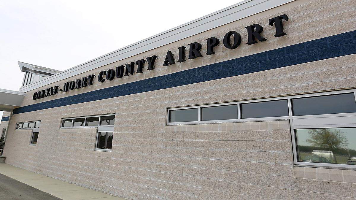 The Conway-Horry County Airport. March 17, 2016