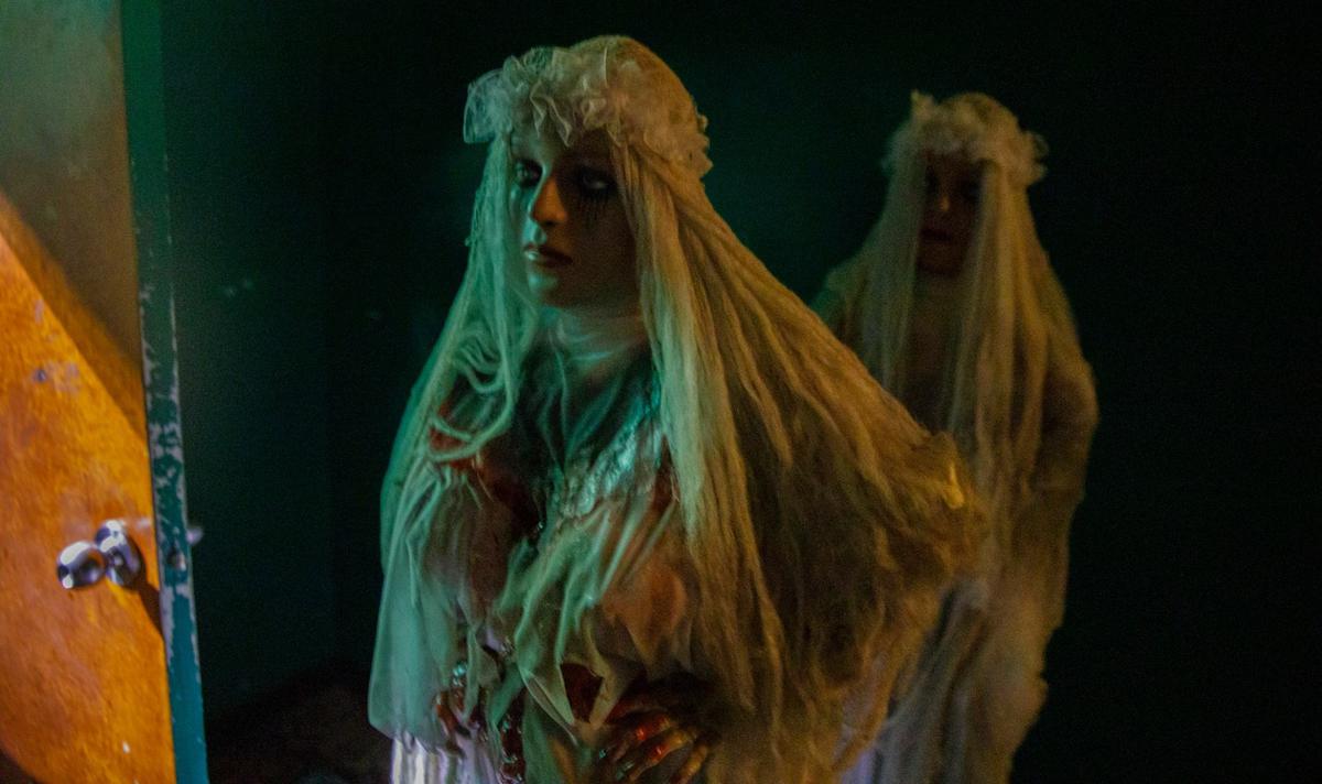 Preparations are being made for the production of the Hotel Hell and Wicked Haunted Nightlife. The 15,000 square foot adult only haunted house opens Thursday, September 26 and will run until November 2, 2024 next to the Master’s Club in Myrtle Beach, S.C. Sept. 24, 2024.