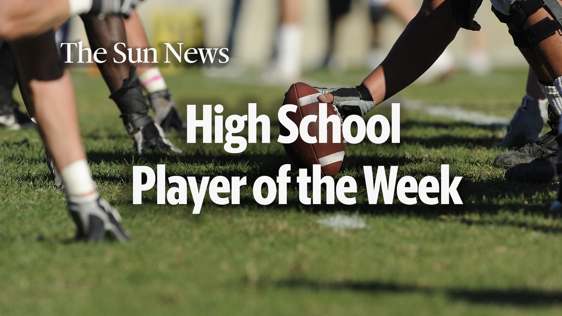 Vote for The Sun News’ high school football Player of the Week: Sept. 23 poll