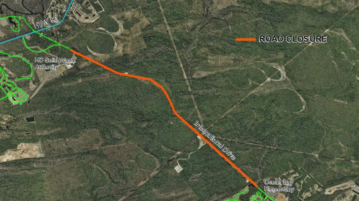 A section of International Drive in the Myrtle Beach area will be closed beginning Feb. 26 through March 1 for the South Carolina Department of Natural Resources to conduct a controlled burn.