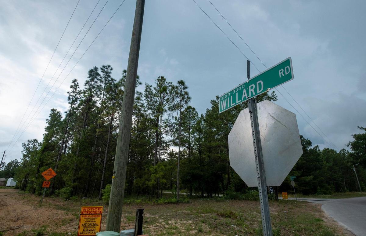 Lenoris Willard’s request to rezone a parcel of land at the corner of Willard Road, Dewitt Road and Sugarbowl Lane to add four mobile homes in the Poplar community has created a debate among area residents who fear the project could damage property values in the area. June 4, 2021.