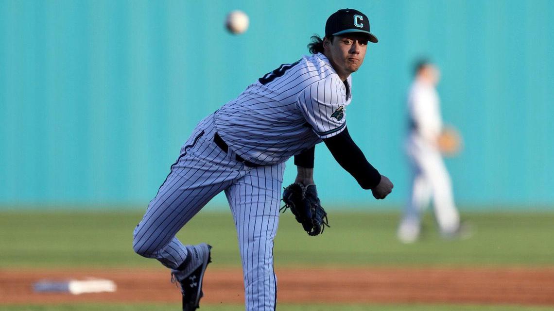 Coastal Carolina pitcher taken in third round of the Major League Baseball draft