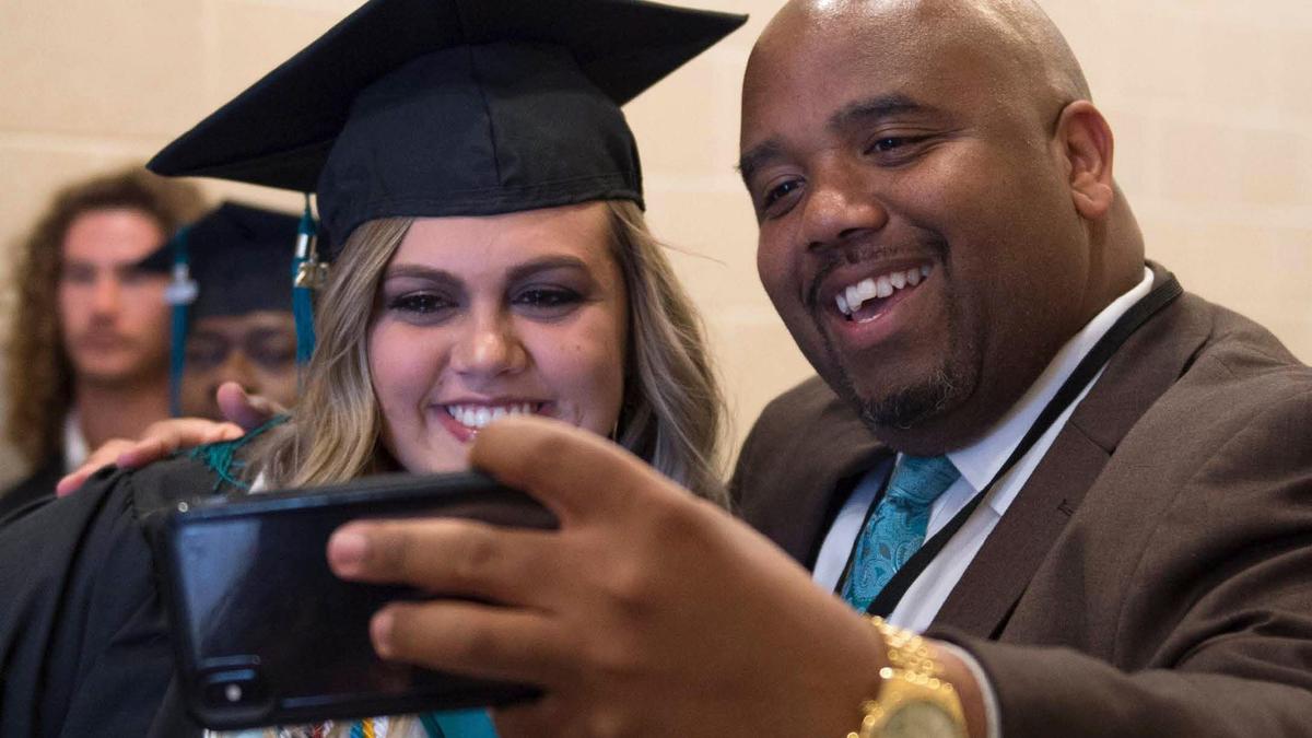 Coastal Carolina University announced Overton’s death to the university in an email Dec. 31, 2024. He was 42. Overton served as CCU’s vice president for executive initiatives and chief of staff. In the years prior, he held many roles in student affairs, greek life, the university’s information service CHANT411 and as a faculty advisor for the African American fraternity Alpha Phi Alpha, Inc. Photos courtesy of Coastal Carolina University.