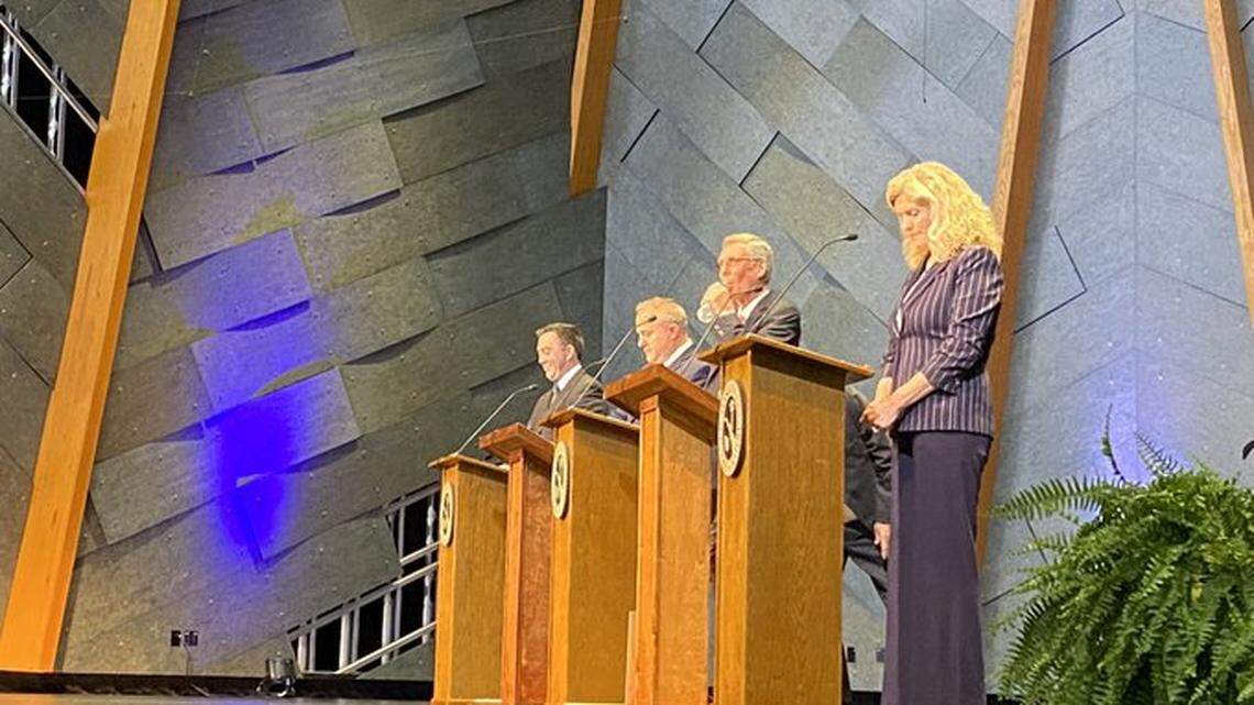 Trump impeachment vote questions kick-off debate in competitive SC7 primary fight