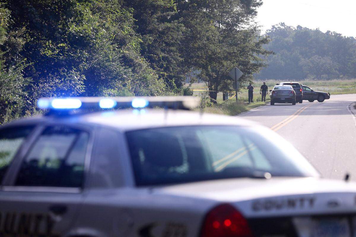 Horry County police respond to death investigation on Adrian Highway early Tuesday, August 21, 2018.