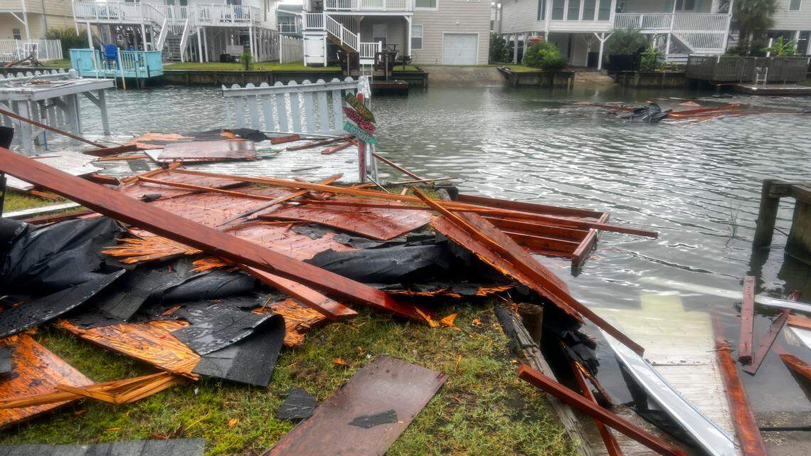 North Myrtle Beach, Cherry Grove feel the aftermath of Tropical Storm Idalia, minor damage