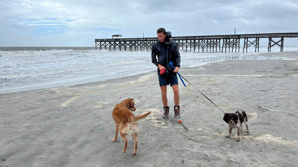 Here’s how Murrells Inlet MarshWalk and Pawleys Island look as Debby begins impacts