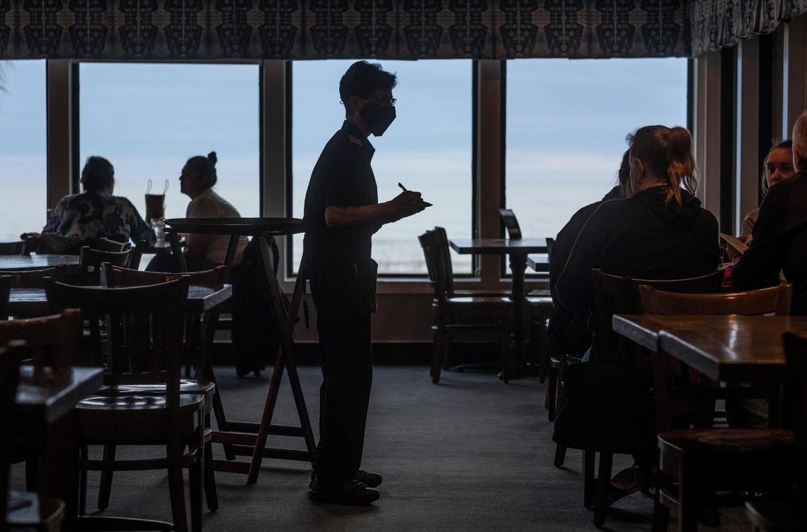 Beverly Marie Stowe has served diners at Sea Captain’s House in Myrtle Beach for over 40 years. March 1, 2021.