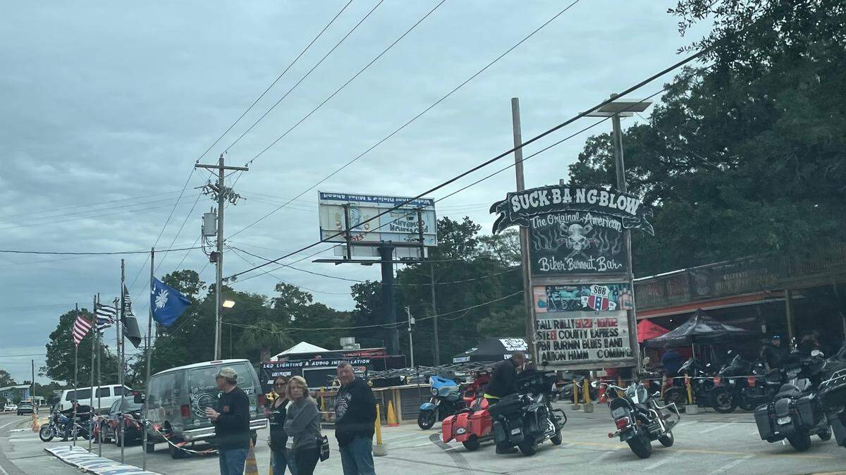 Myrtle Beach Bike Week is underway amid tropical storm Ian’s trek to South Carolina’s southern coast. Horry County is under a hurricane warning. Sept. 29, 2022.