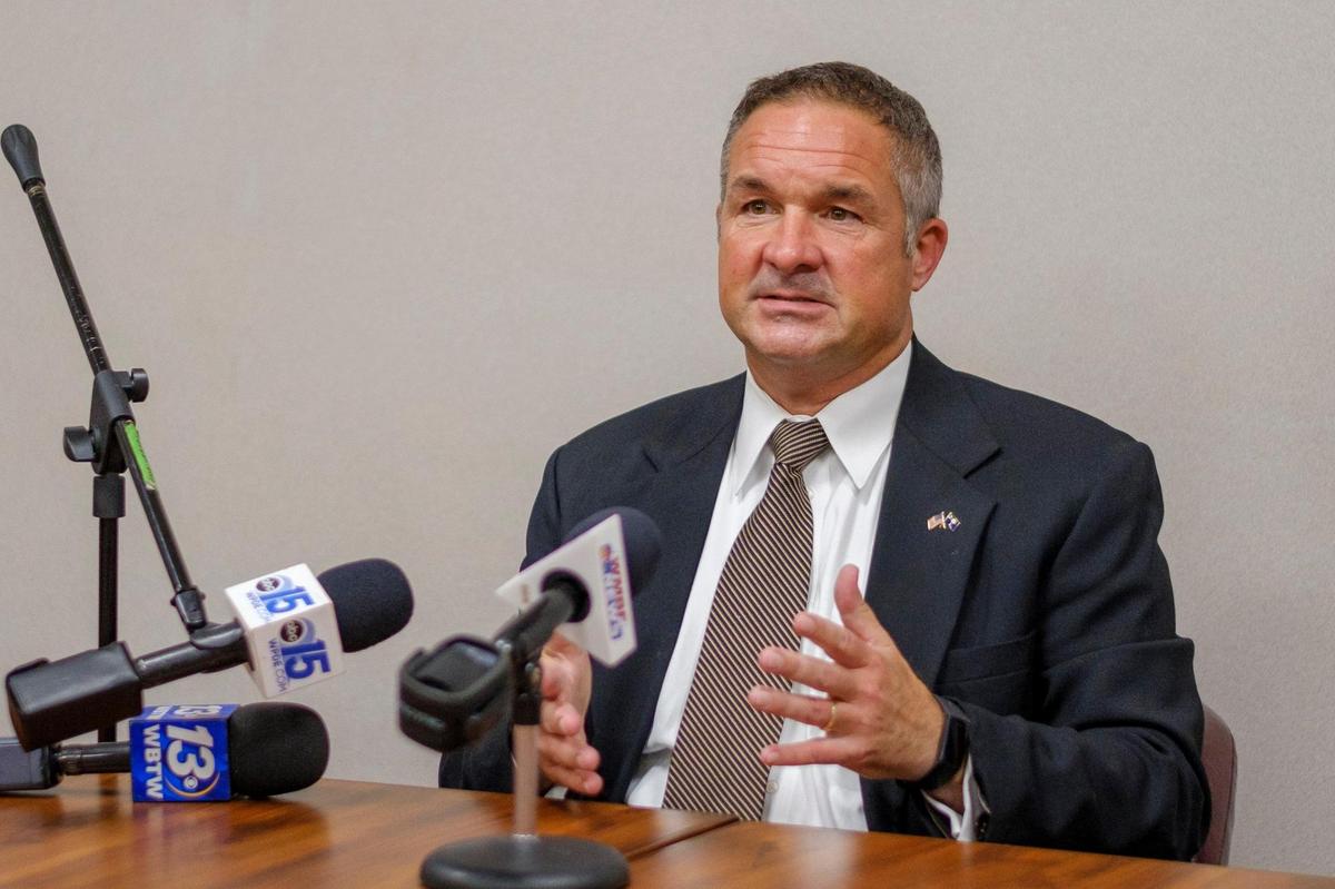 Solicitor Jimmy Richardson held a press conference on Thursday outlining the events that led up to a police shooting on Saturday, Sept. 11, 2021 in Longs, S.C.