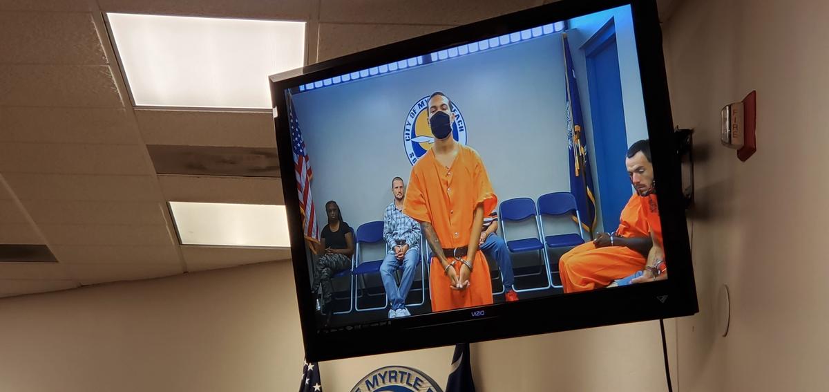 Samuel Alexander Frye appears in Myrtle Beach Municipal Court.