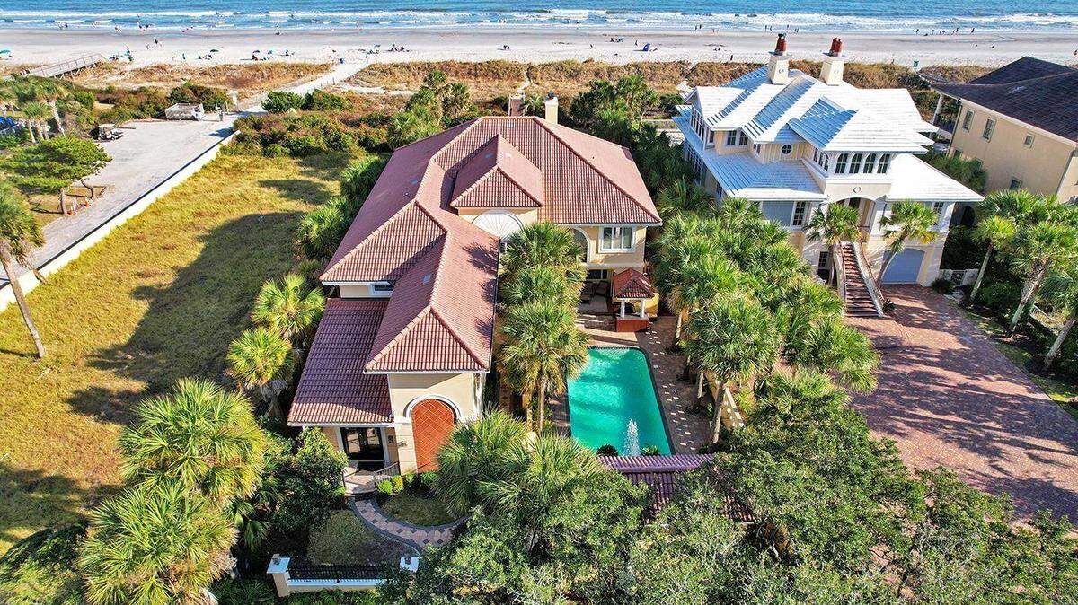 A beachfront home on Myrtle Beach’s Golden Mile is listed for $4.2 million. It has six bedrooms and two pools. Provided photo. July 12, 2023.