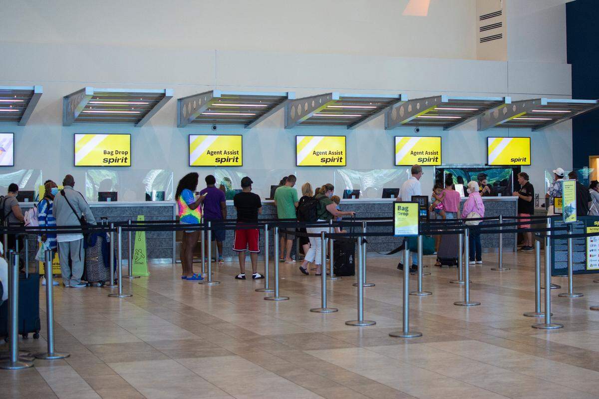 Hundreds of people were stranded in Myrtle Beach over the weekend and on Monday, Aug. 2 after Spirit delayed and canceled flights due to the weather and “operational” problems.
