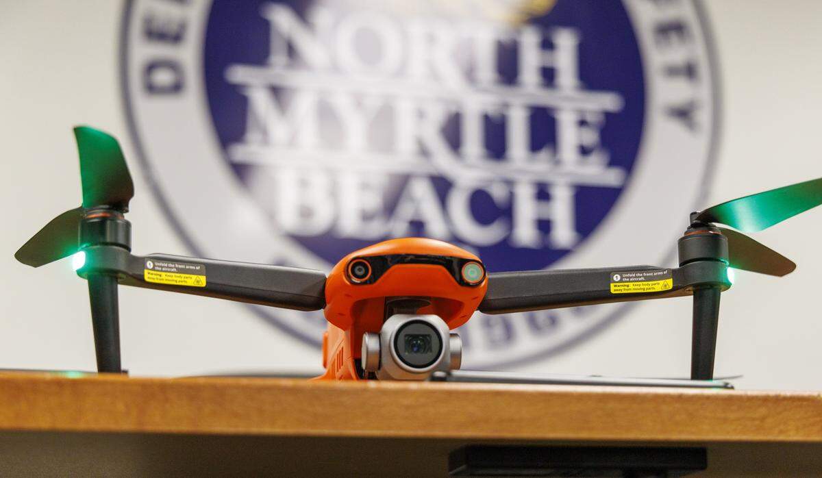 Several drones are currently in use by the North Myrtle Beach Police Department. The the department is attempting to grow the program to use small unmanned aerial vehicles to better assist in first response situations. May 11, 2026.