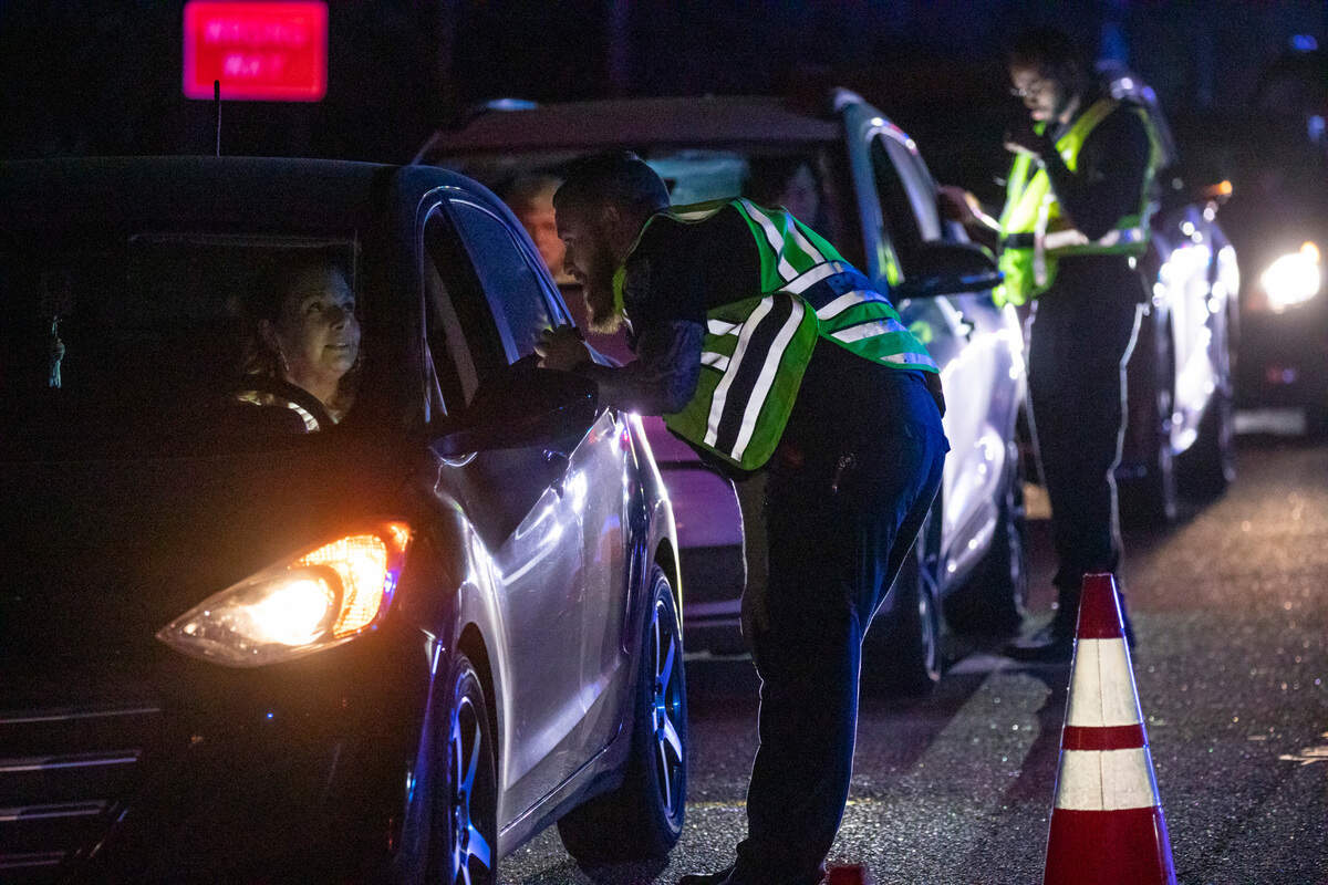 Law enforcement agencies from Horry and Georgetown counties came together to conduct a traffic checkpoint on Grissom Parkway in an effort to improve safety on area roads. Several vehicles were searched and and arrests were made. February 28, 2023.