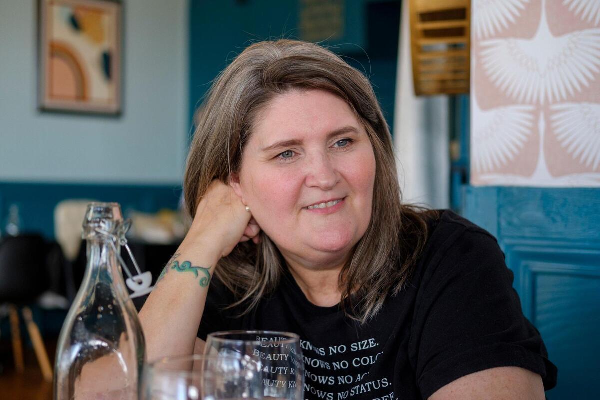 Jess Sarum, owner of Winner’s Kitchen talks about her win competing against other local chefs on The Cooking Channel’s Chef Swap on the Beach. October 12, 2022.