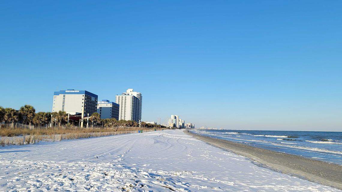 Watch beach snow and road conditions around Myrtle Beach with these live cameras