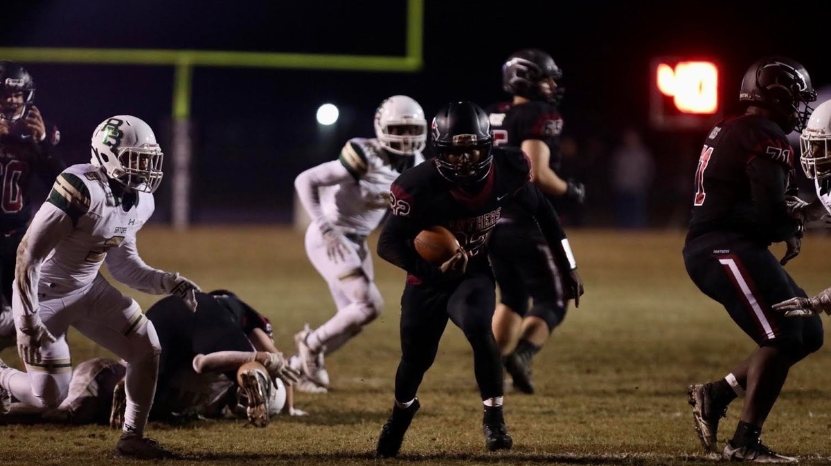 Carolina Forest senior running back David Legette runs the ball against River Bluff on Thursday in the second round of the S.C. Class 5A playoffs.