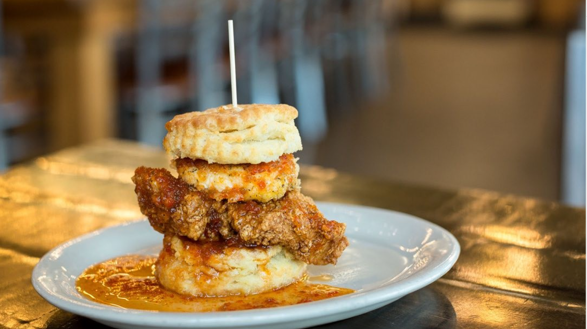 A biscuit sandwich at Maple Street Biscuit Company. The breakfast restaurant is opening a new location in Myrtle Beach in fall 2023. Courtesy Maple Street Biscuit Company Instagram. May 3, 2023.