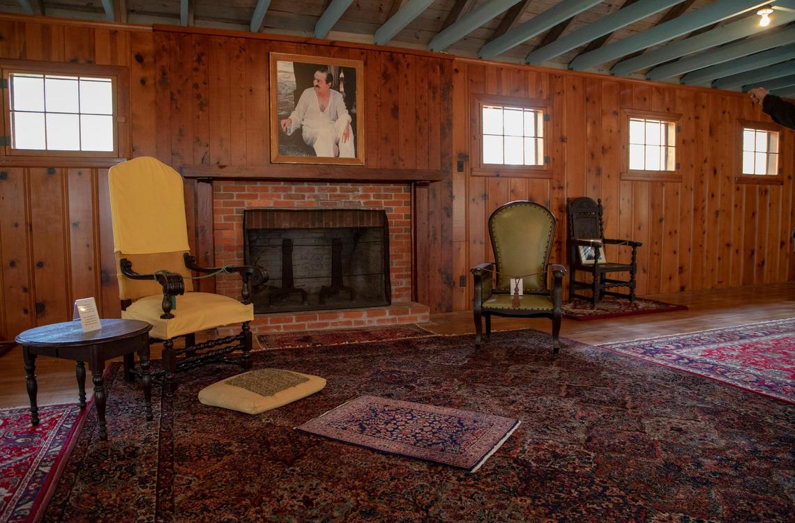 “The Barn” at the Meher Spiritual Center. The center is a 500-acre spiritual retreat along the Atlantic Ocean beatween Myrtle Beach and North Myrtle beach, adjacent to Briarcliffe Acres.