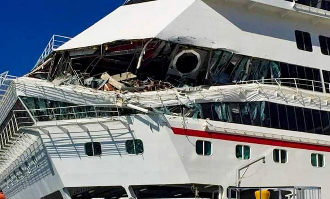 Myrtle Beach resident Alexis Nowell was aboard the Carnival Legend when the Carnival Glory struck in in Mexico pulling into port last week.