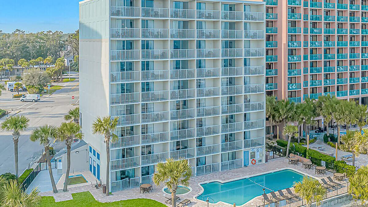 The Indigo Tower in Myrtle Beach is for sale for $7.4 million on LoopNet. The 54-room hotel was built in 1974, according to the listing.
