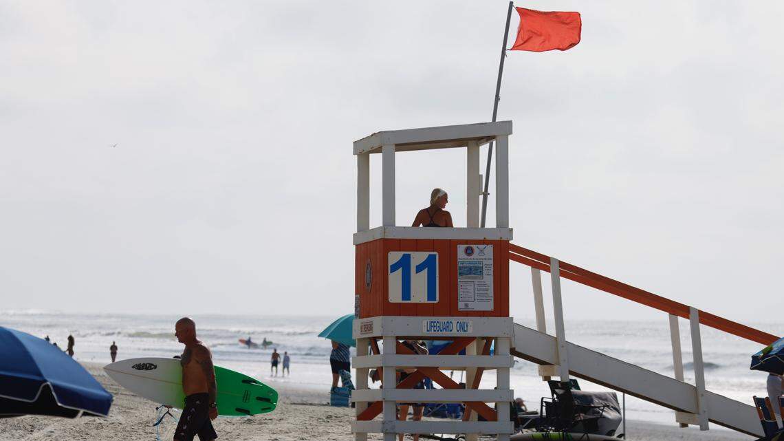 Can you be charged for entering ocean after SC beach flagged due to Hurricane Erin?