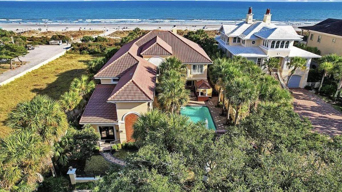 A home in Myrtle Beach’s Golden Mile is listed for sale on Zillow. The $4.2 million property is oceanfront and sits behind two gates.
