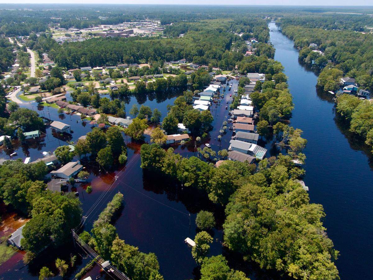 Flooding from the Intracoastal Waterway has brought waters to the street of the Rosewood Community. Water had not made its way into houses on Aug. 19 but rising waters or a high tide could change that.