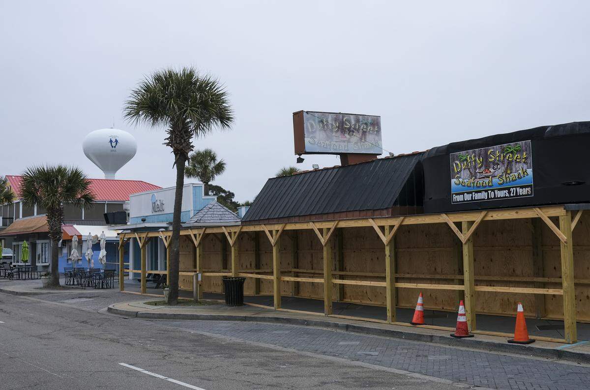 Duffy Street Seafood Shack on Main Street in North Myrtle Beach is being demolished to make way for a new development that will include a new location for the Melt ice cream shop, a new restaurant and retail space. December 8, 2025.