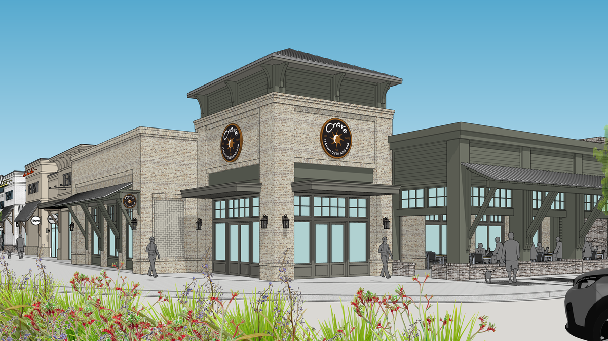 A third Crave Italian Oven and Bar is planned for SayeBrook Town Center in the Myrtle Beach area.