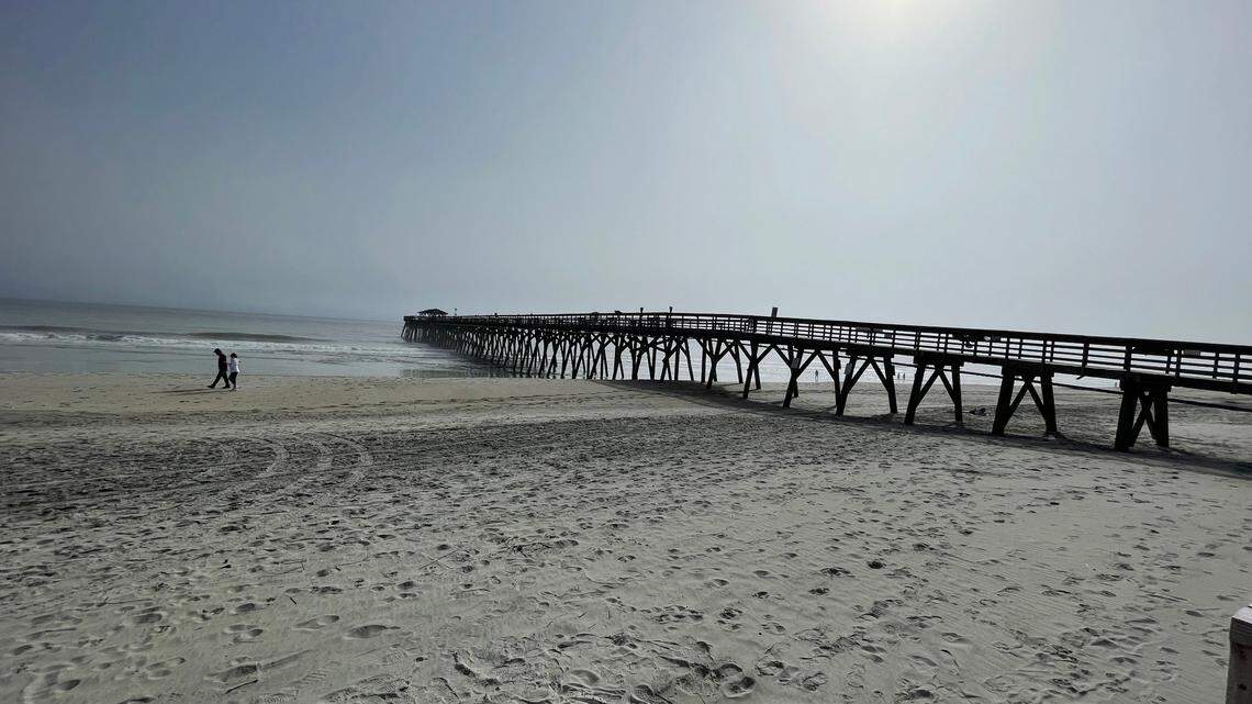 The Myrtle Beach State Park Pier is currently closed to repair damage received from Hurricane Ian in 2022 and the recent nor’easter in December. Jan. 26, 2024
