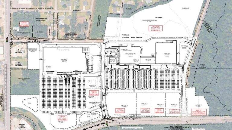 New Conway development plans for more than 200 homes, restaurants, grocery store