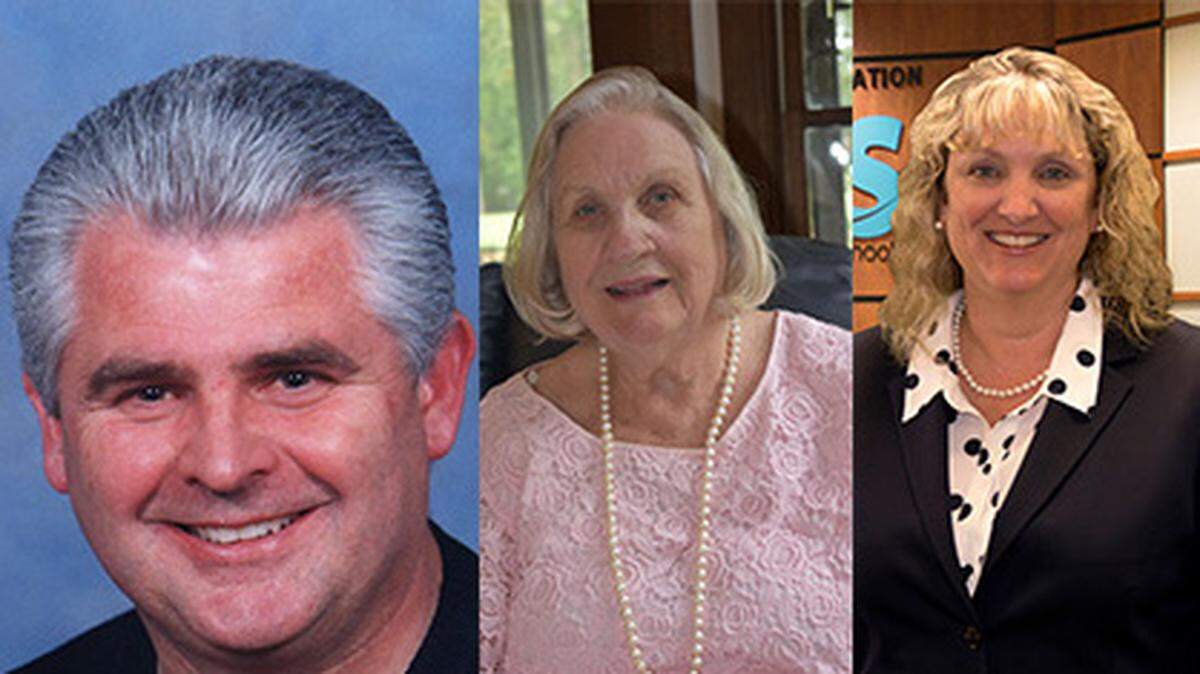 Pictured from left to right are Horry County School board Republican candidates Ken Richardson, Patricia Milley and Janice Morreale.
