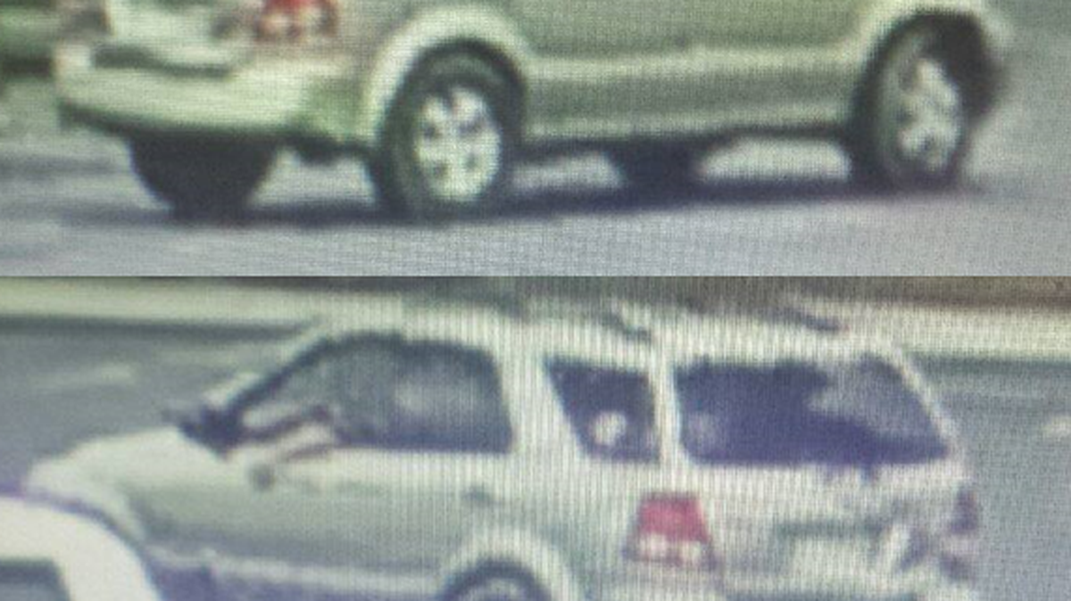 The Kia Sorento possibly connected to the burglary incident at Planet Fitness.