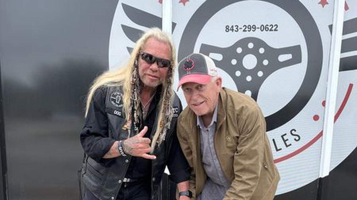 Duane “Dog” Chapman, known as a reality TV star on the A&E show “Dog the Bounty Hunter,” was in the Myrtle Beach area Friday, April 26, 2024. He stopped by Rollin Rentals in Murrells Inlet to rent a motorcycle.