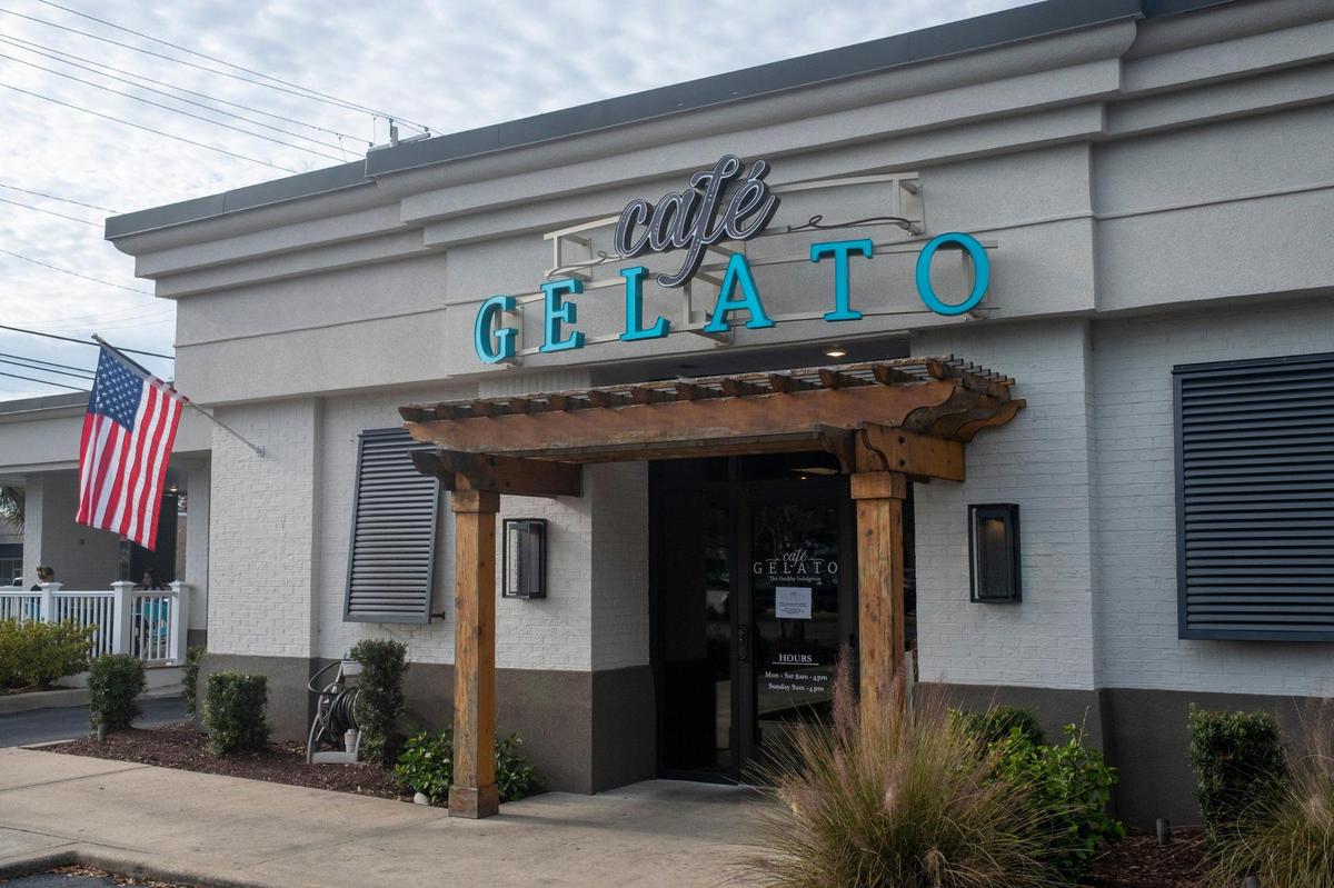 Café Gelato in Myrtle Beach, S.C. Many Myrtle Beach cafe’s are serving unique holiday flavors this season. December 7, 2022.