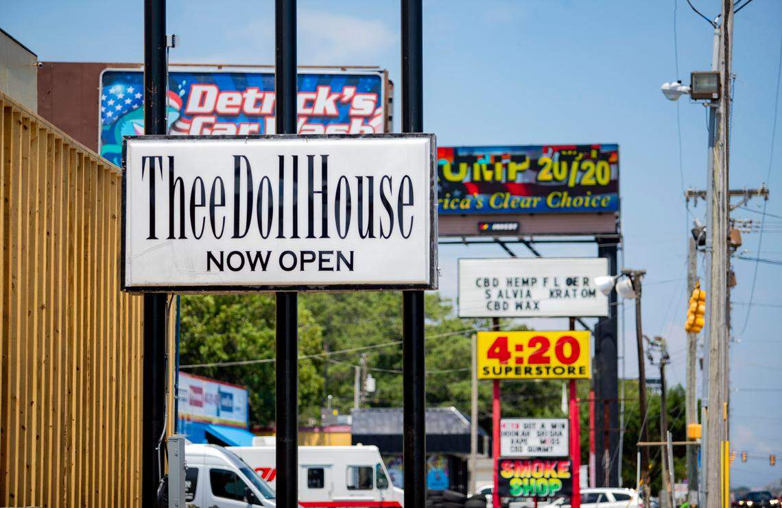 Thee Dollhouse in Atlantic Beach Monday afternoon.