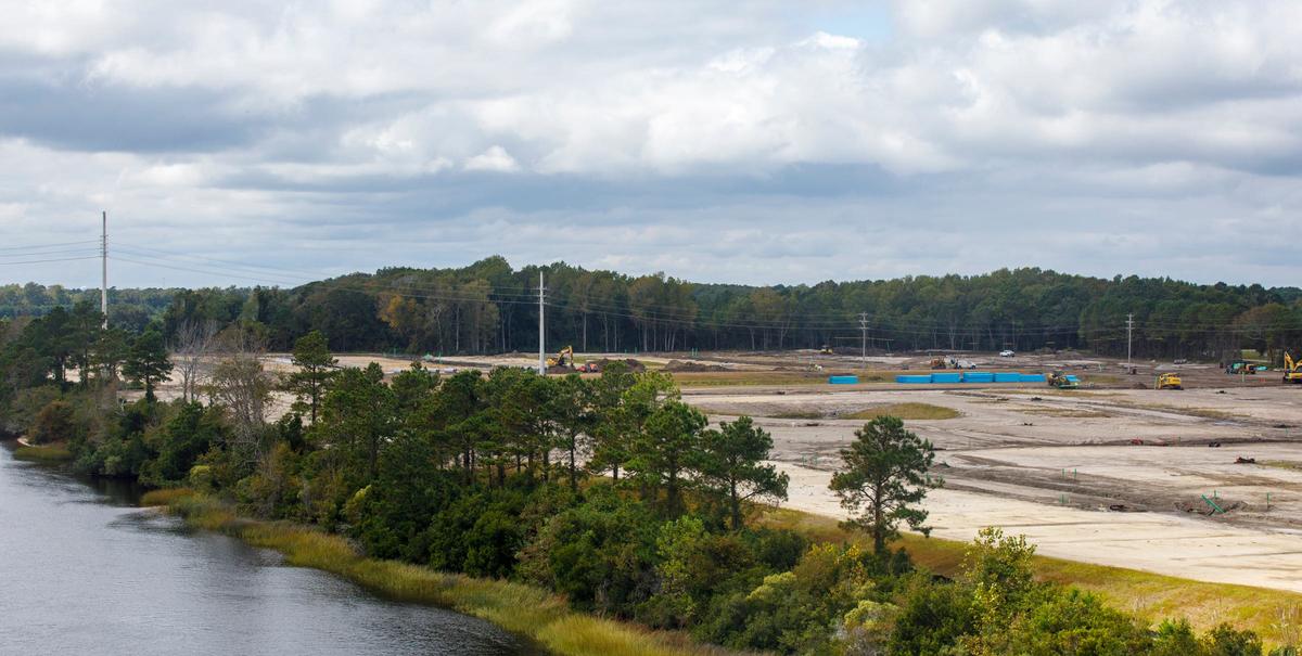 Much of the area around Robert Edge Parkway and the North Myrtle Beach Sports Complex is under development in North Myrtle Beach, S.C. Oct. 2, 2024.