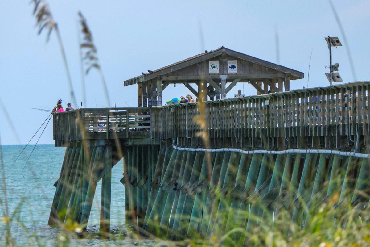 The Myrtle Beach State Park Pier. Myrtle Beach, S.C. Aug. 11, 2021.