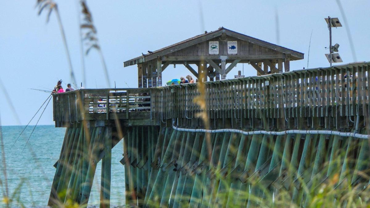 The Myrtle Beach State Park Pier. Myrtle Beach, S.C. Aug. 11, 2021.