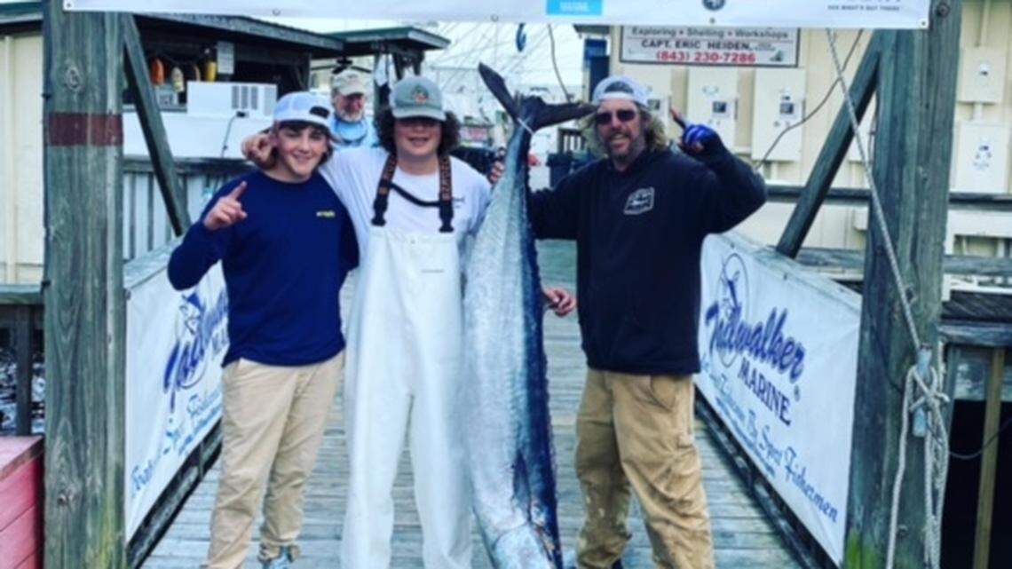 ‘It’s fun fishing’: Aynor crew enjoying good start in wahoo event after landing a mammoth