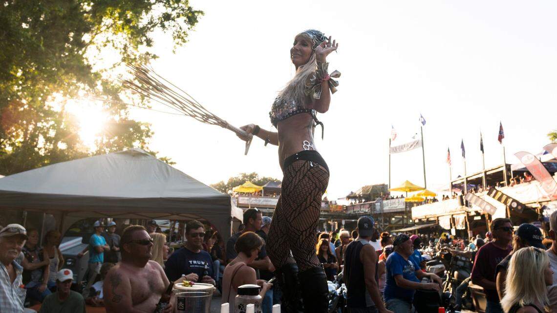 It’s their job to keep the party going. A look at the rally girls of Myrtle Beach Bike Week