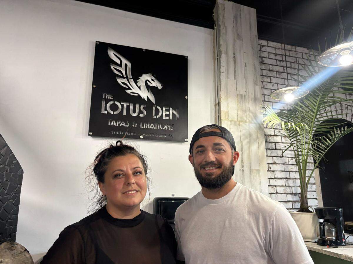Siblings Nicole and Beau Ice co-own The Lotus Den, a new tapas spot coming to Myrtle Beach.