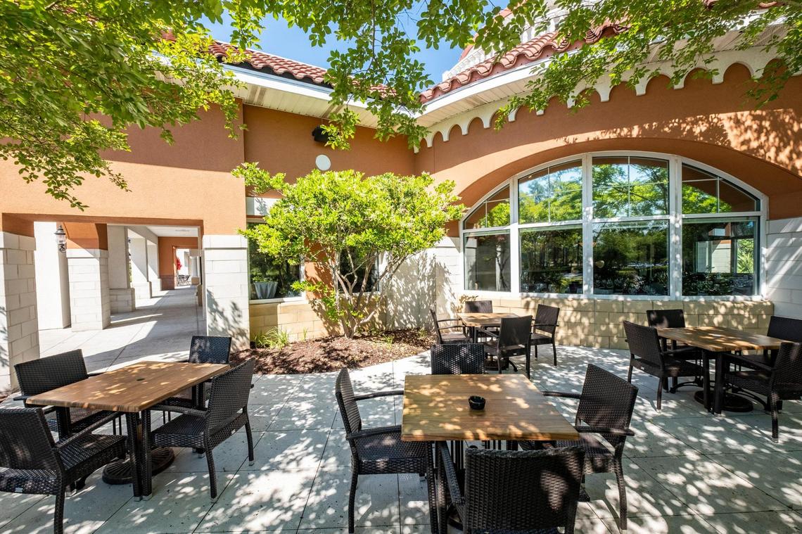 Myrtle Beach’s newest fine dining restaurant “Abundance” opens today at in the Grande Dunes Marketplace shopping center near 82nd Avenue North in Myrtle Beach. The restaurant and bar features an extensive wine list and eclectic original art work as well as outdoor plaza seating. April 27, 2021.