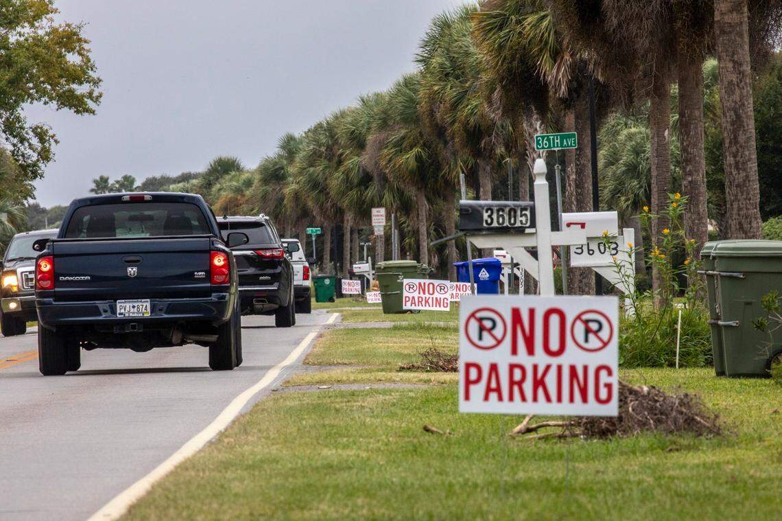 In 2020, Isle of Palms tried to get rid of hundreds of parking spots on its main beach access road, Palm Boulevard. The state transportation department later forced the town to put the spots back. October 6, 2020.