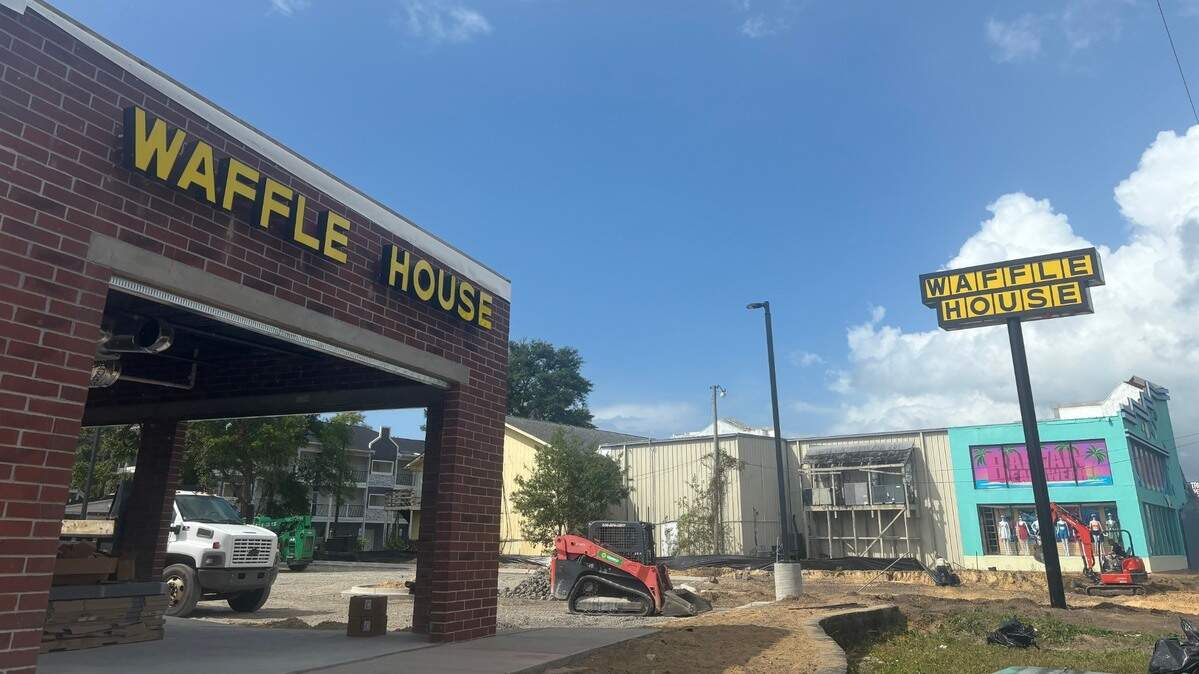 A new Waffle House is being built along Kings Highway in North Myrtle Beach.