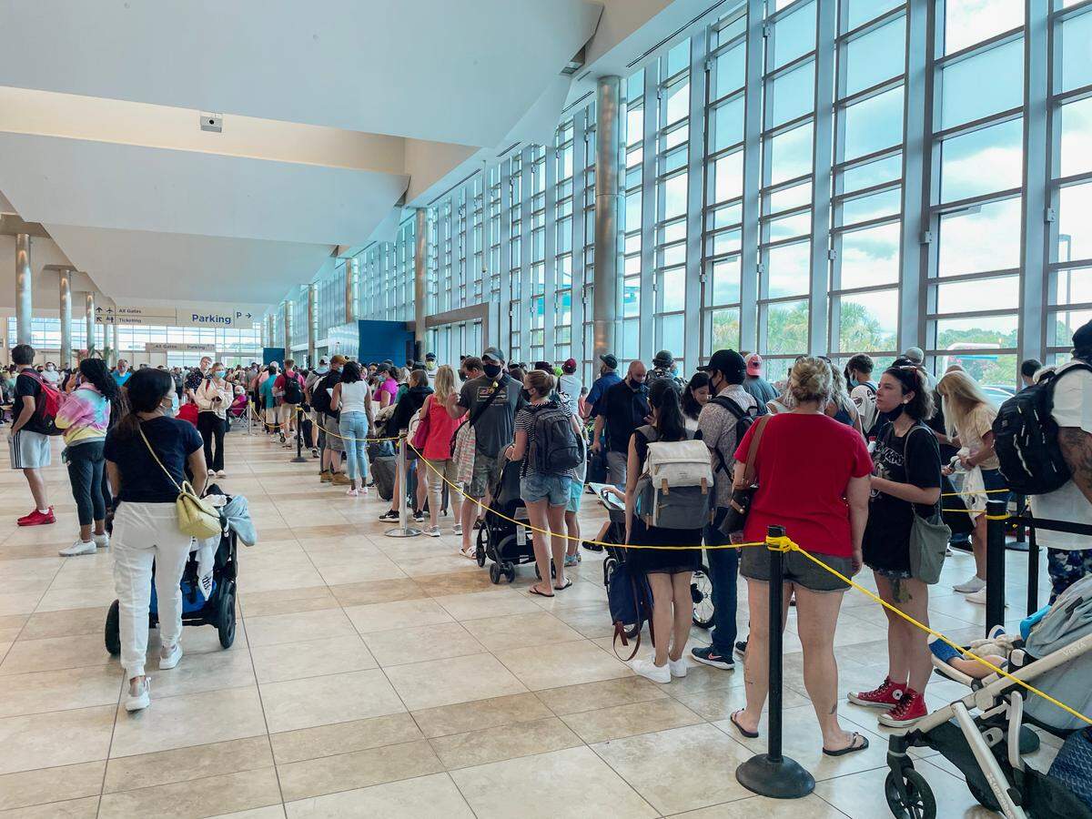 Myrtle Beach International Airport now recommends showing up at least three hours early on Friday, Saturday and Sunday mornings during the summer.