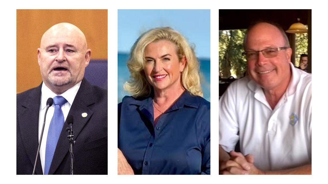 Shown, left to right, are Myrtle Beach Councilman Mike Lowder, Councilwoman Jackie Hatley and former Councilman Phil Render.