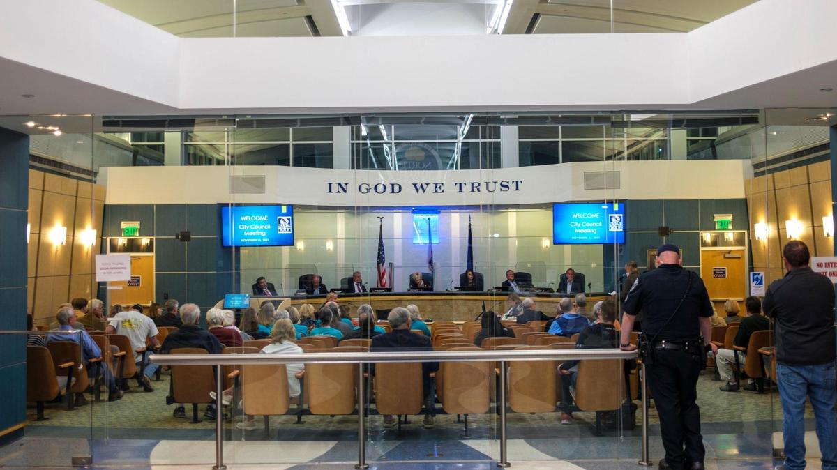 North Myrtle Beach City Council. Nov. 15, 2021.